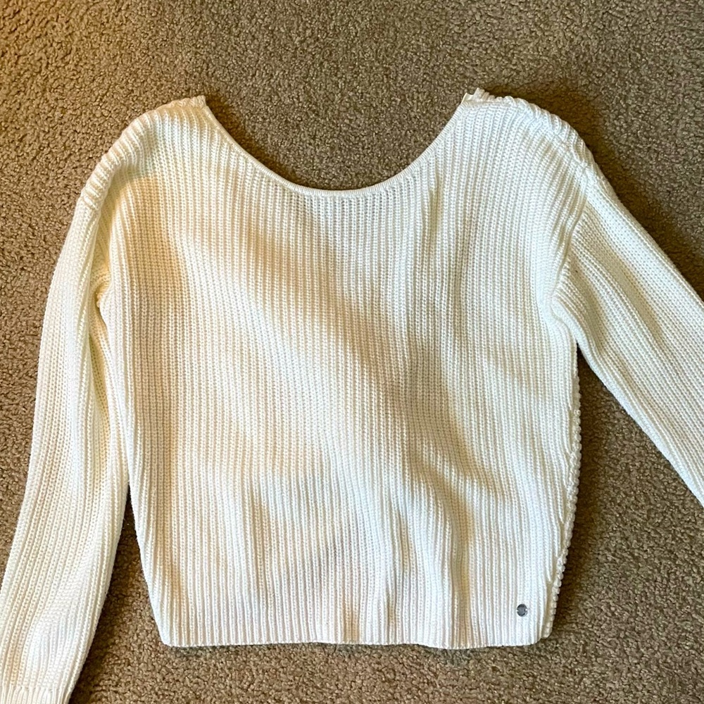 White/Cream Cradigan Top